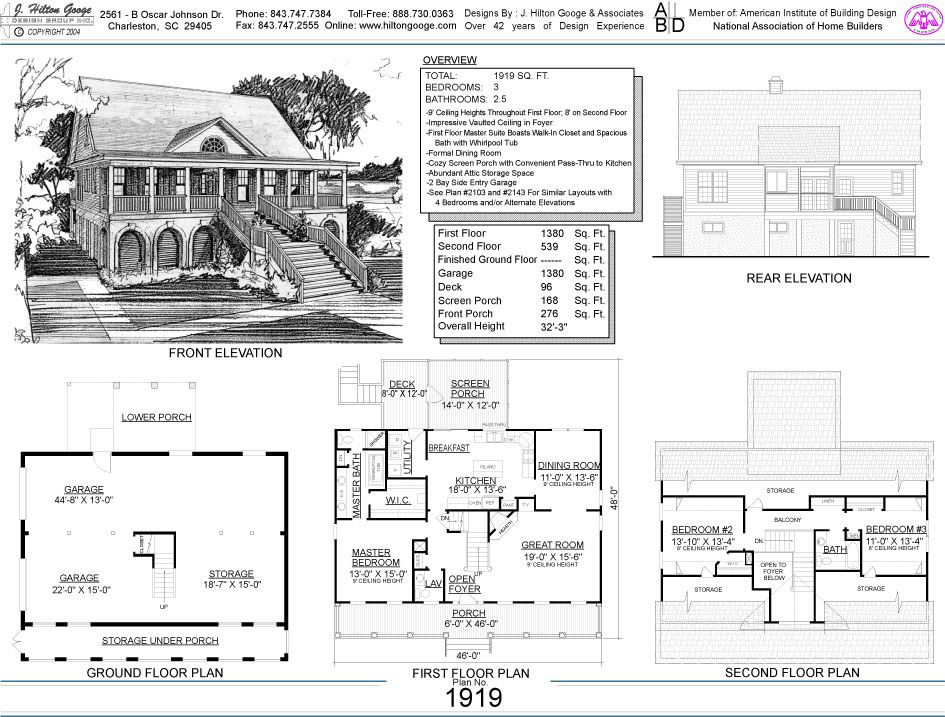 J. Hilton Googe Design Group, Inc. : Stock Plan #1919
